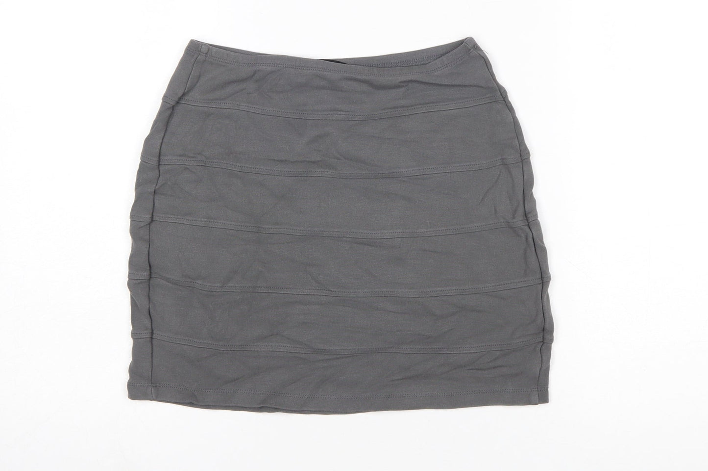 Dorothy Perkins Women's Grey Pencil Stretch Skirt Size 8