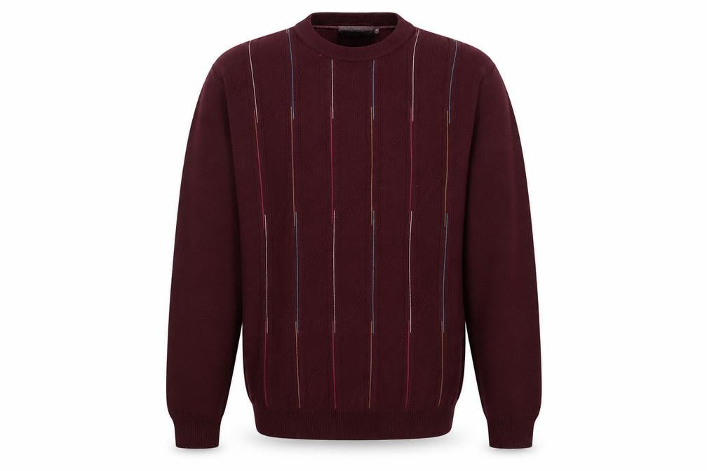 Gilt Edge Men's Red 2XL Pullover Crew Neck Jumper