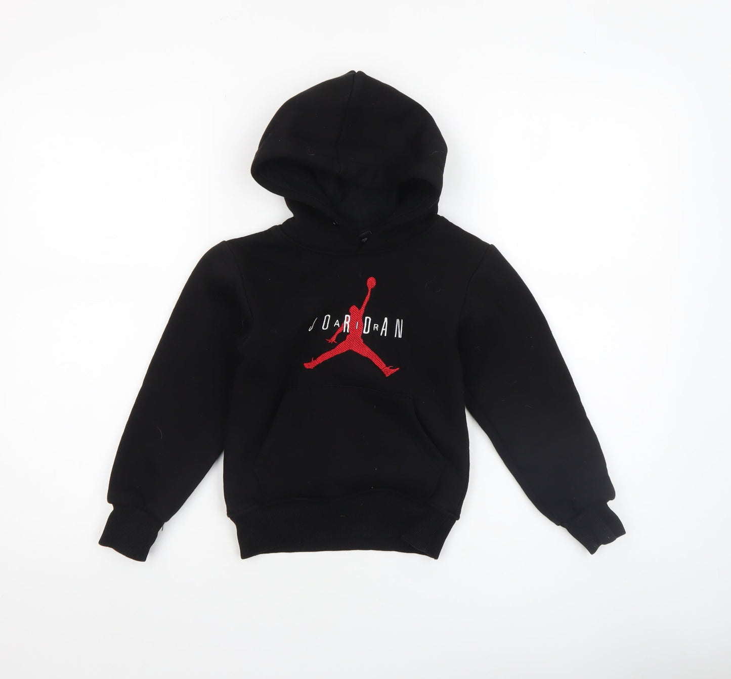Jordan Boys Black Pullover Hoodie 4 Years Basketball Logo Sweatshirt