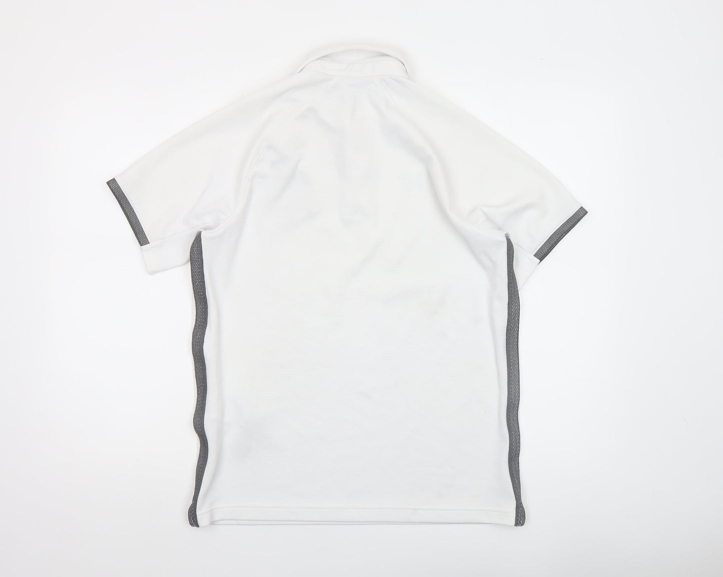 Under Armour Men's White Small HeatGear Polo Shirt Bruins Logo