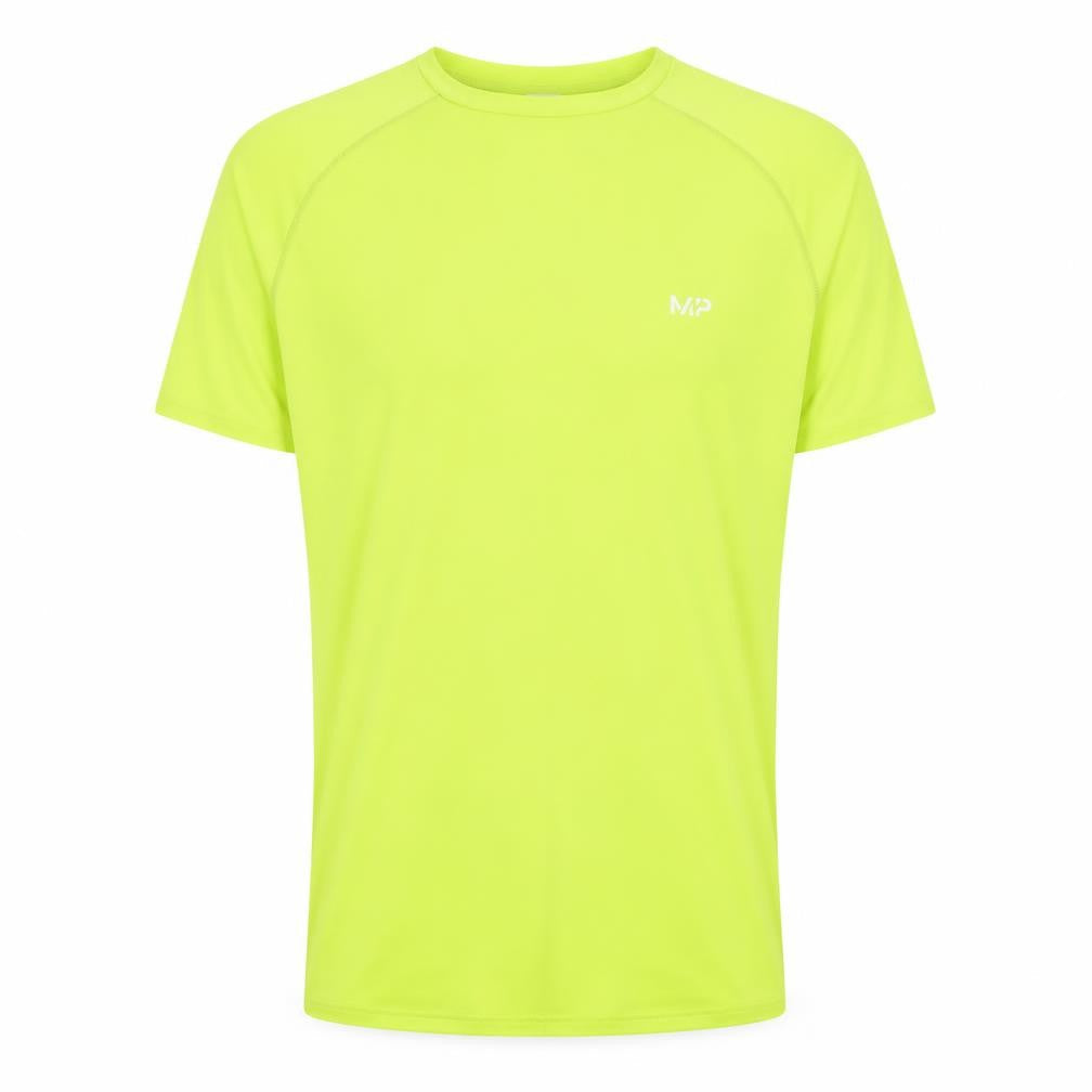 Myprotein Men's Yellow XL Athletic Fit Quick Dry Sports T-Shirt
