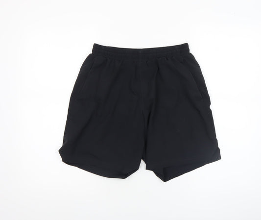 New Balance Men’s Black Small Athletic Running Shorts