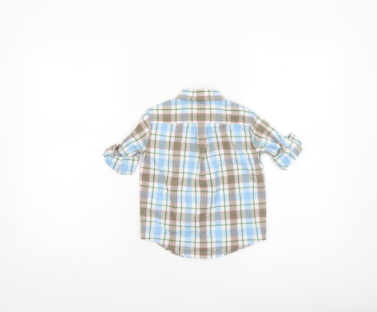 Janie and Jack Unisex Baby Plaid Button-Up Shirt 18–24 Months Cotton