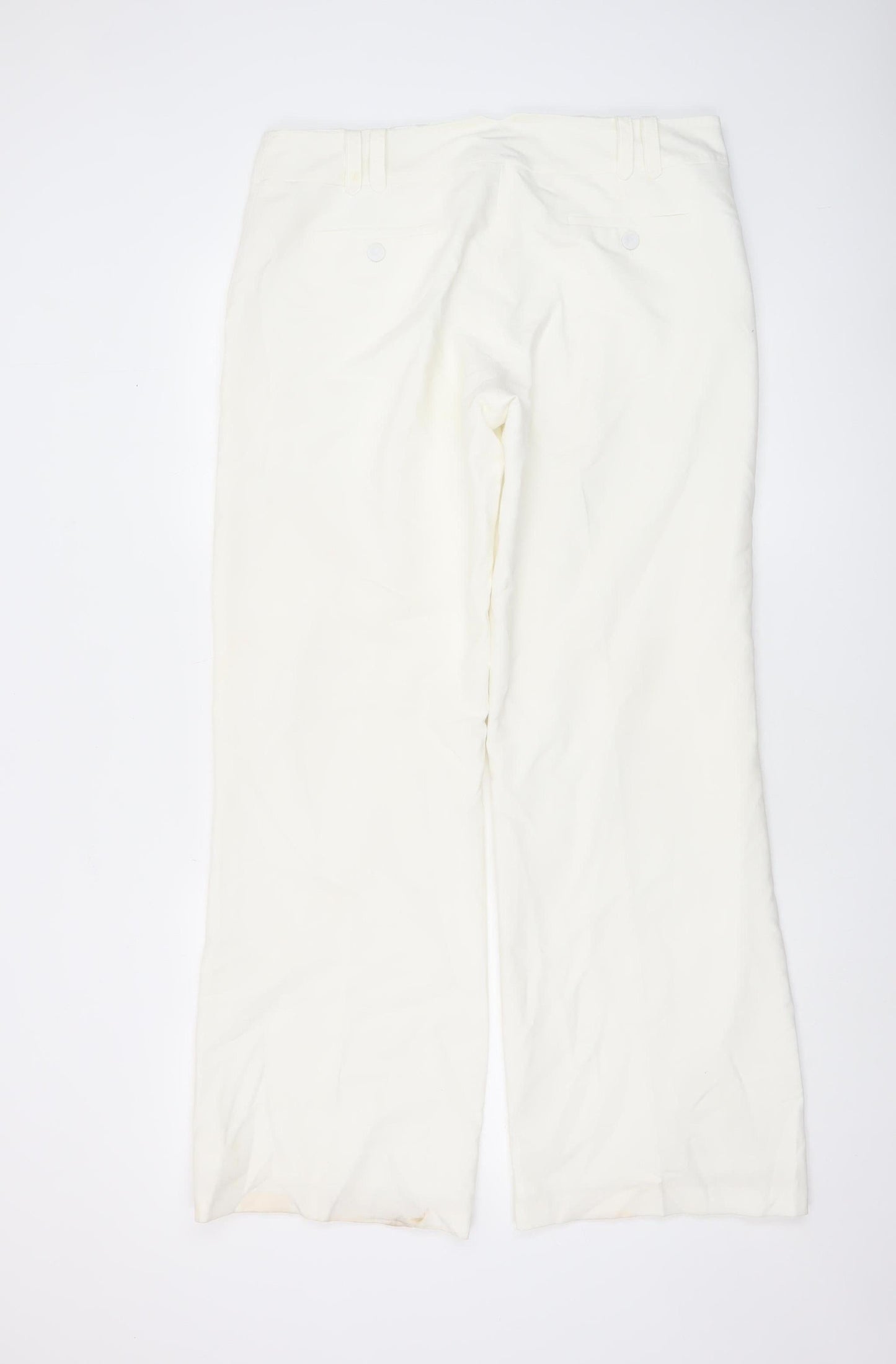 St Bernard for Dunnes Stores Women’s Ivory Straight Leg Trousers Size 14