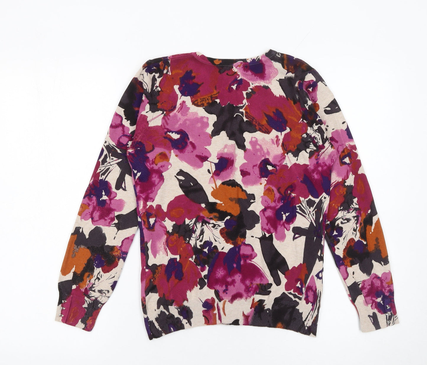 M&Co Women’s Multicoloured Floral Cardigan XS Petite
