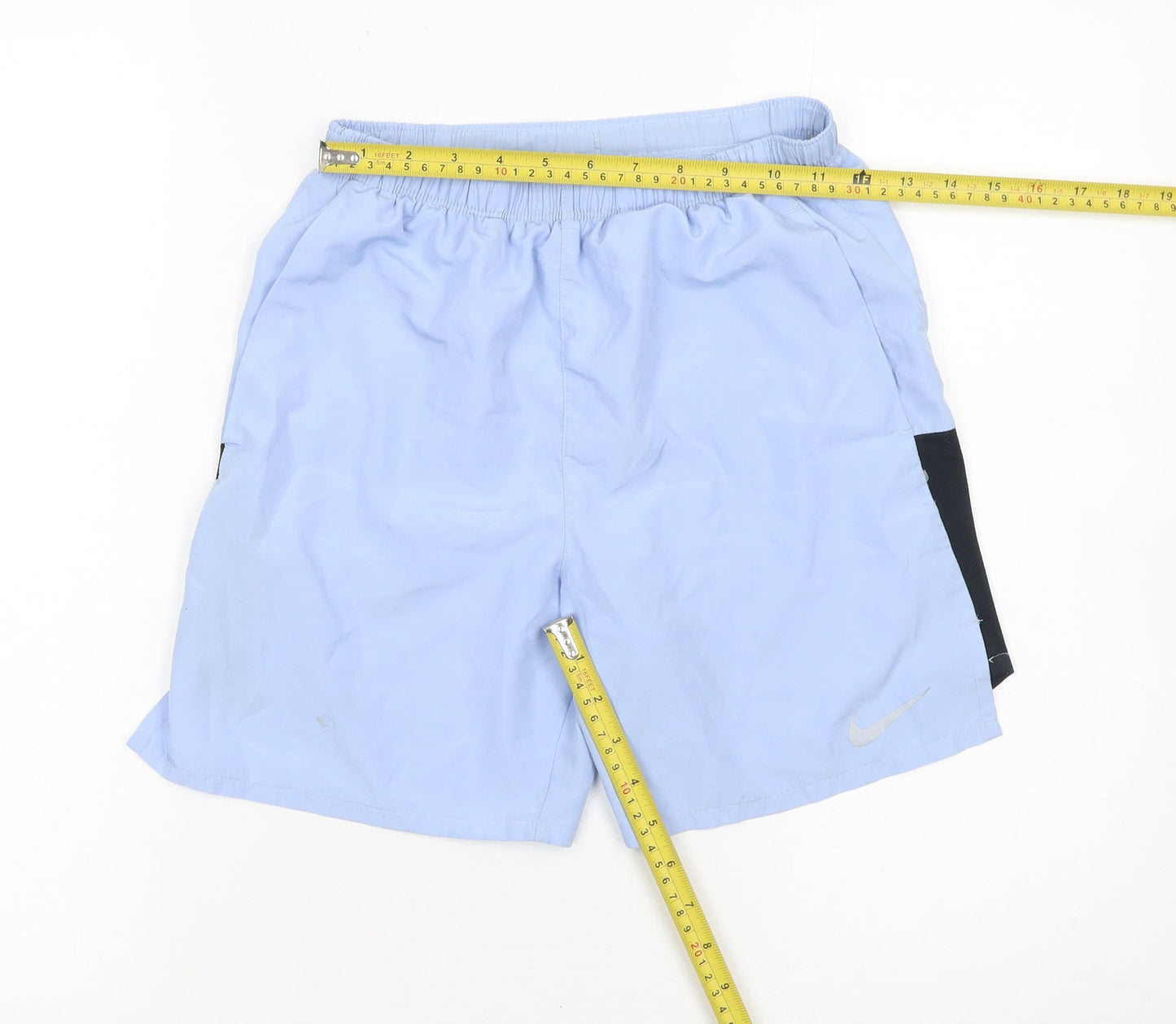 Nike Boys Blue Dri-FIT Athletic Shorts M 11-12Y Quick Dry Running