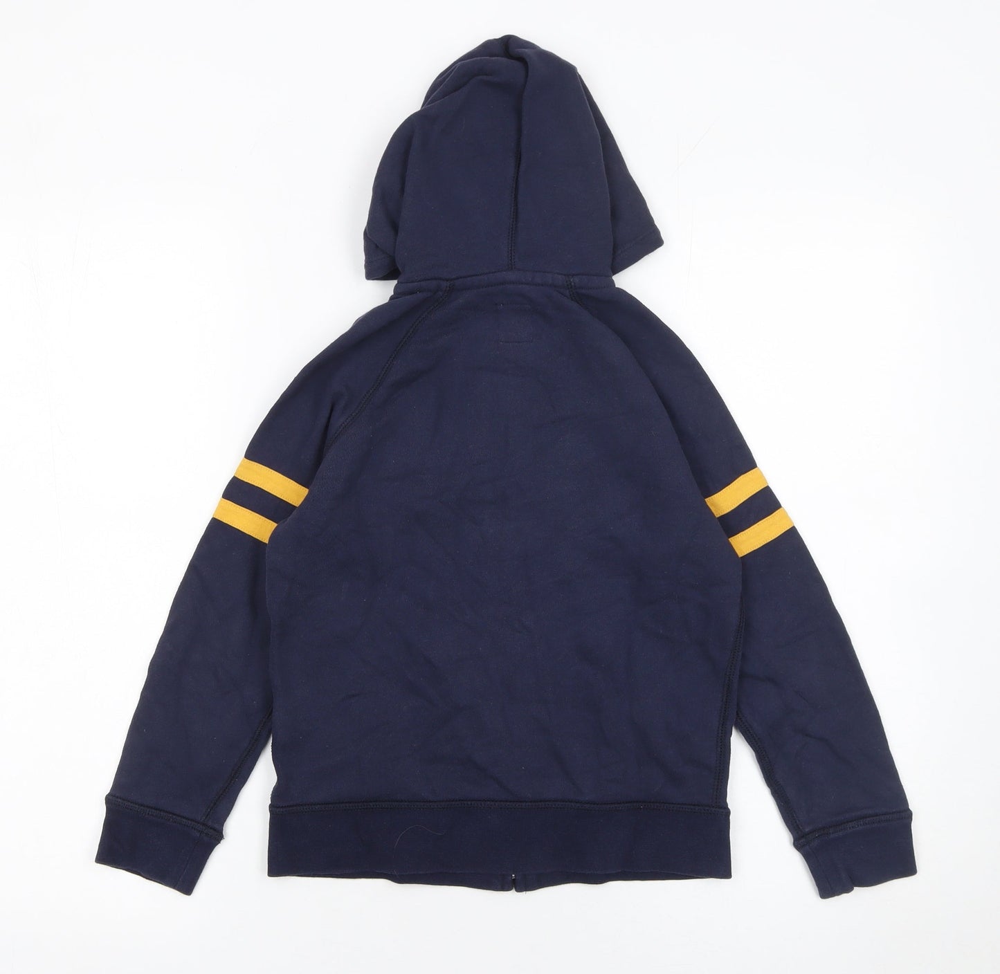 GAP Boys Blue Full Zip Hoodie 6-7 Years Logo Fleece Sweatshirt