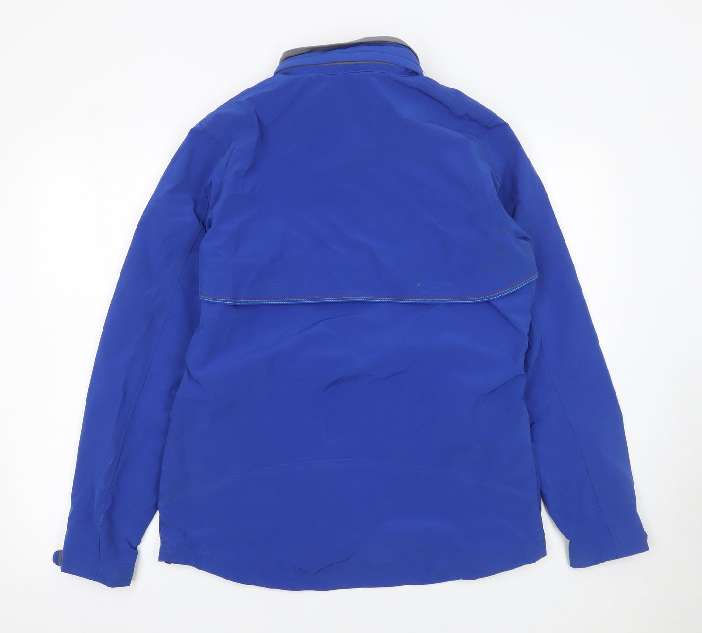 HBS Men's Blue Softshell Waterproof Jacket L Windproof Sportswear