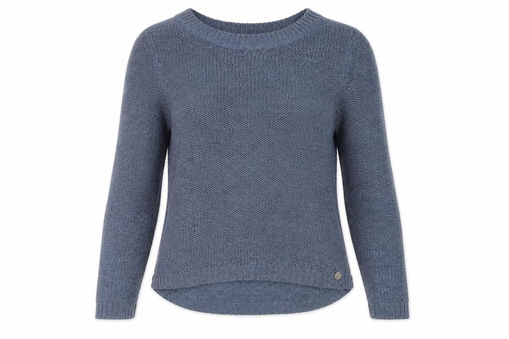 ONLY Womens Blue XS Chunky Knit Pullover Jumper