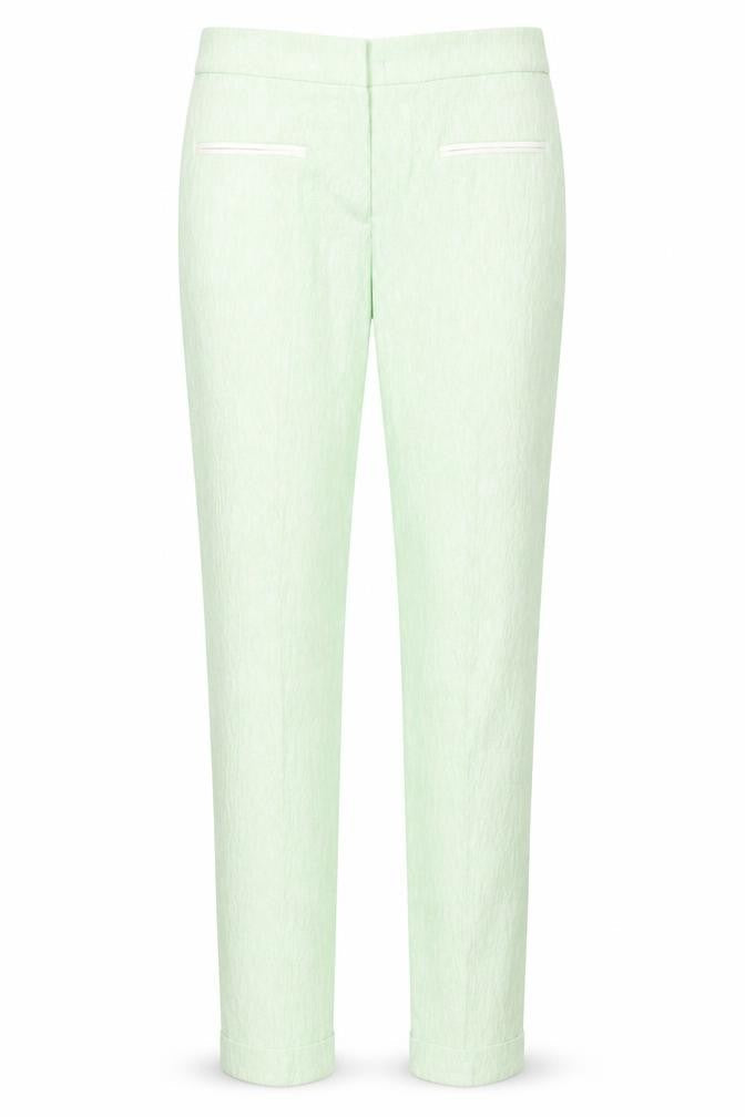 Zara Basic Women Green Slim Fit Trousers XS