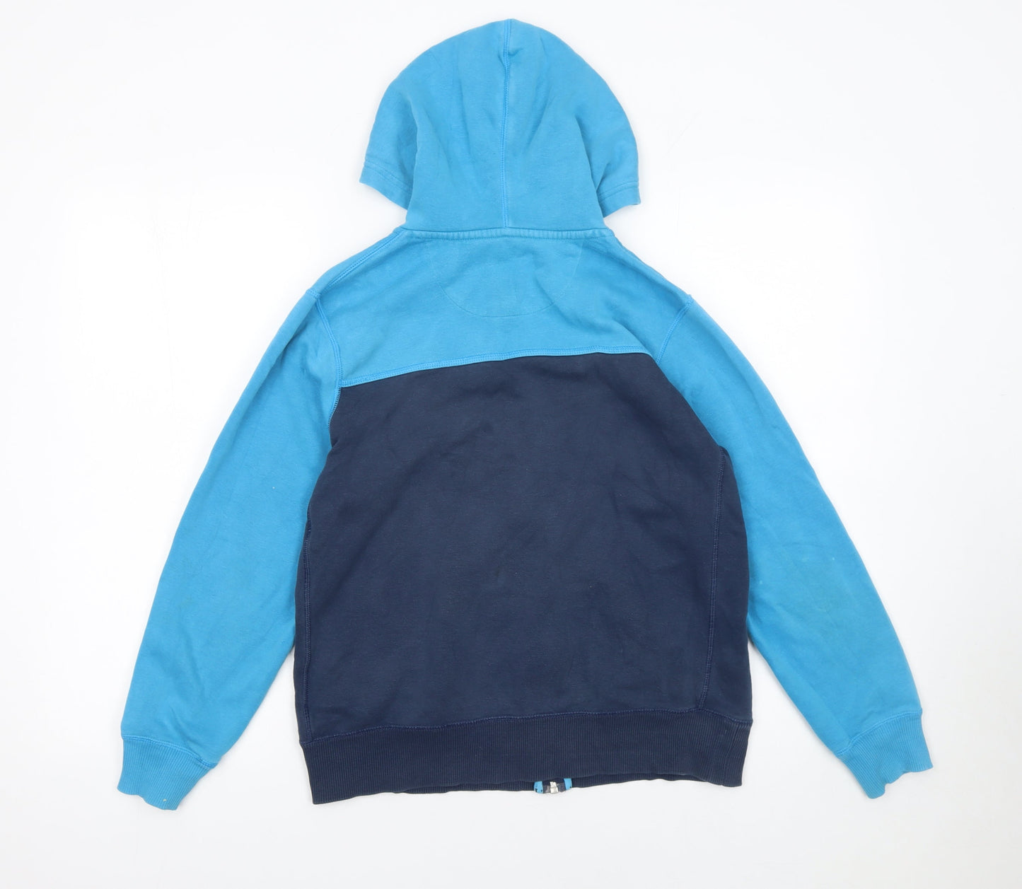 Nike Boys Blue Colourblock Full Zip Hoodie 12-13 Years