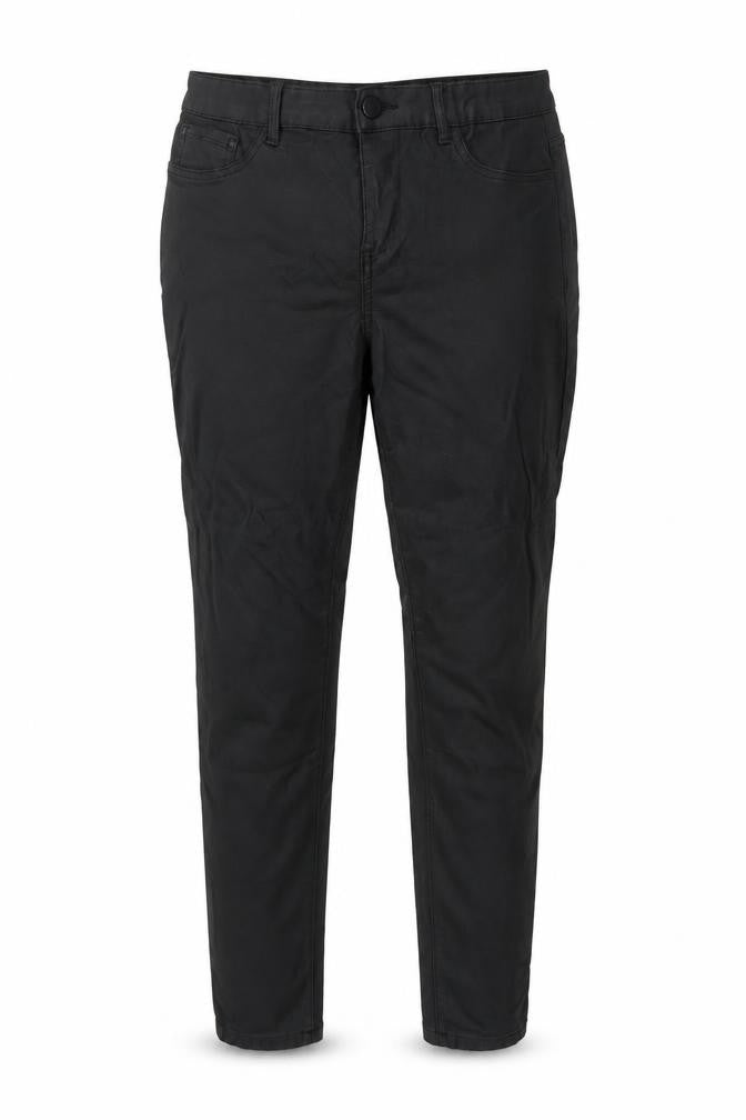 Gallery Womens Black Slim Fit Stretch Trousers Size 14