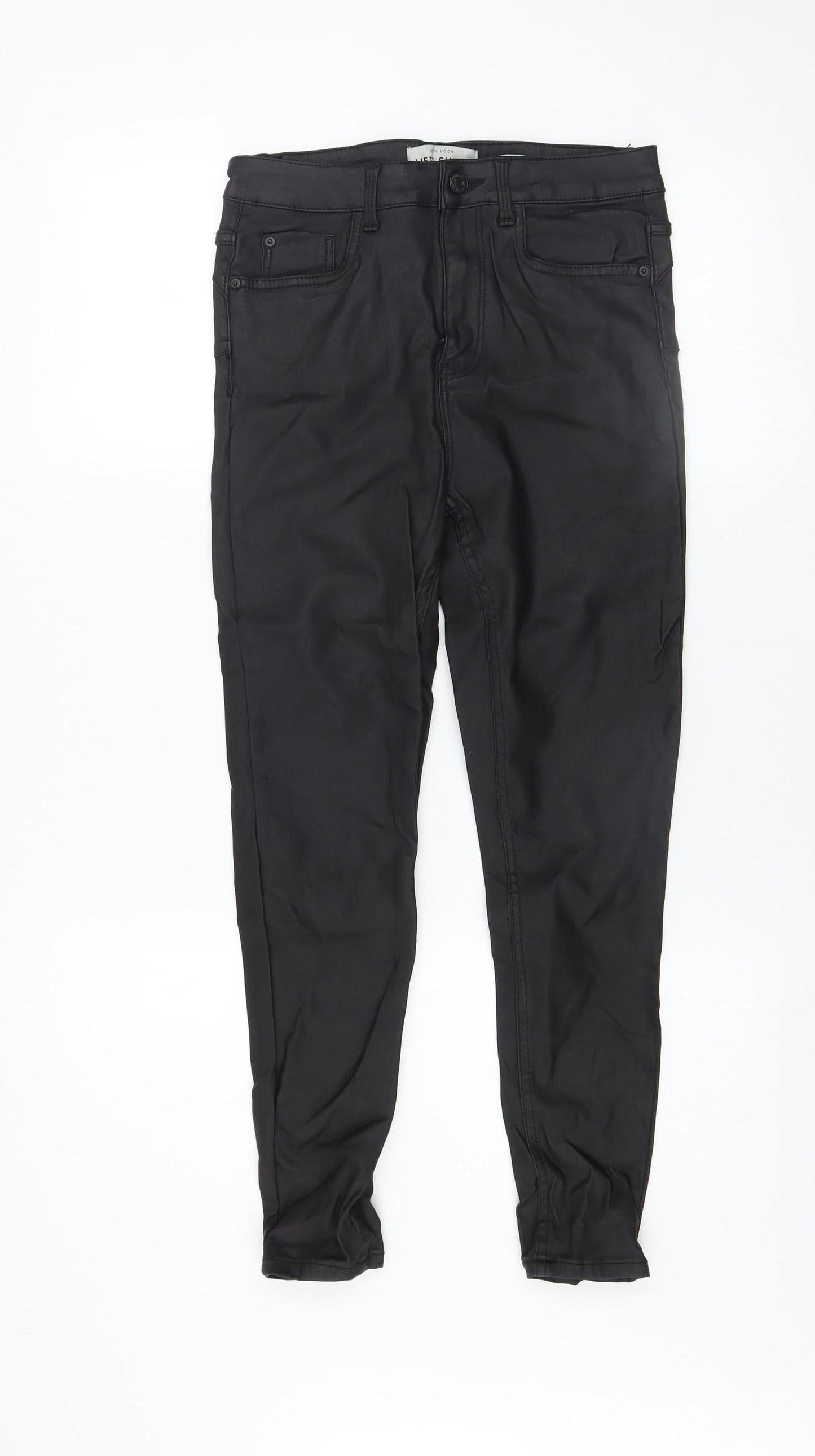 New Look Women Black Skinny Lift & Shape Jeggings Size 10