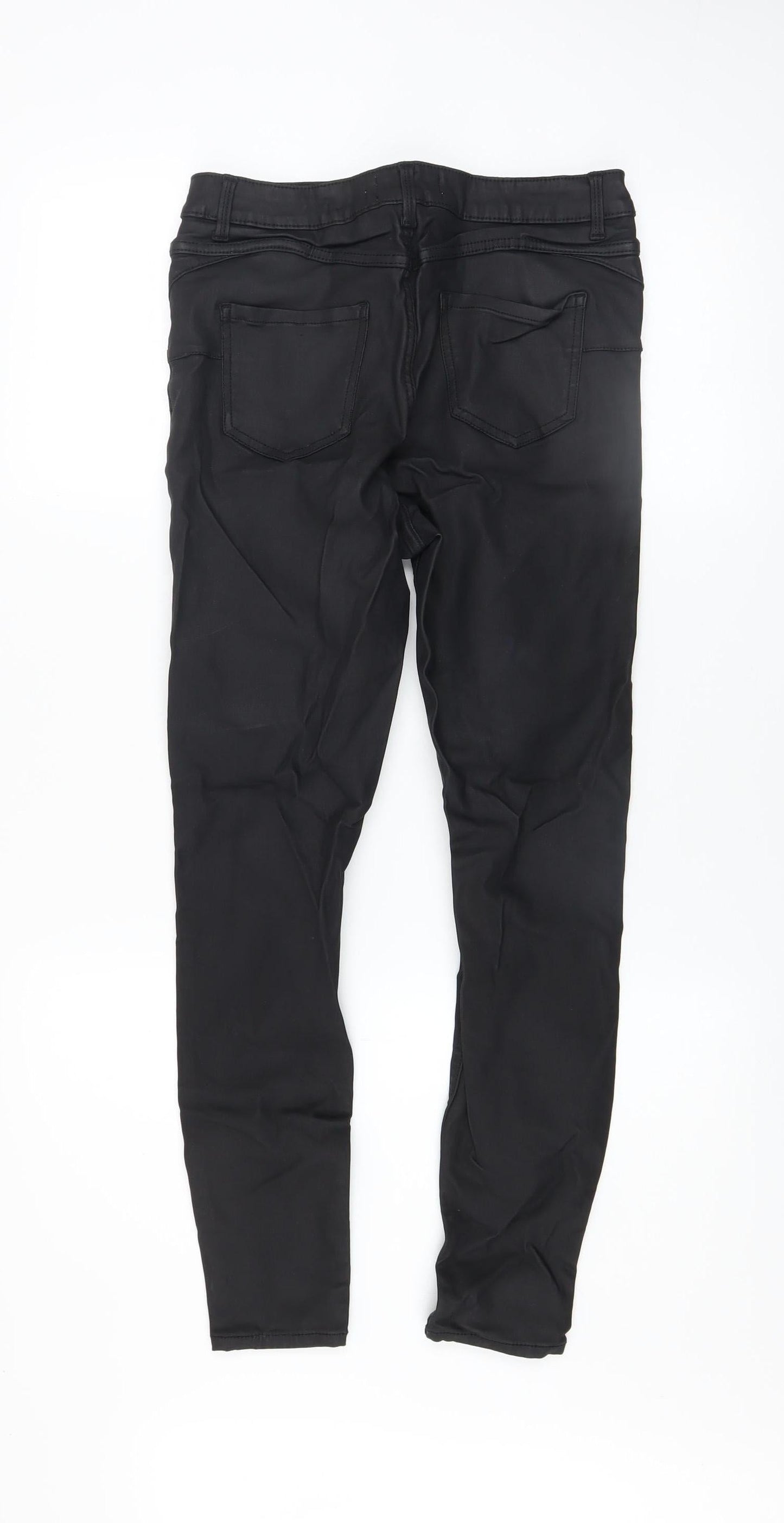 New Look Women's Black Lift & Shape Skinny Trousers Size 12