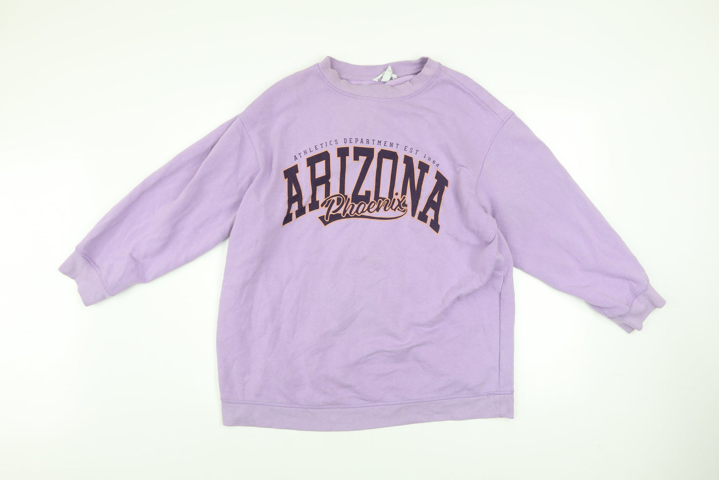 H&M Women’s Lilac Arizona Graphic Sweatshirt Size 14 Cotton Blend