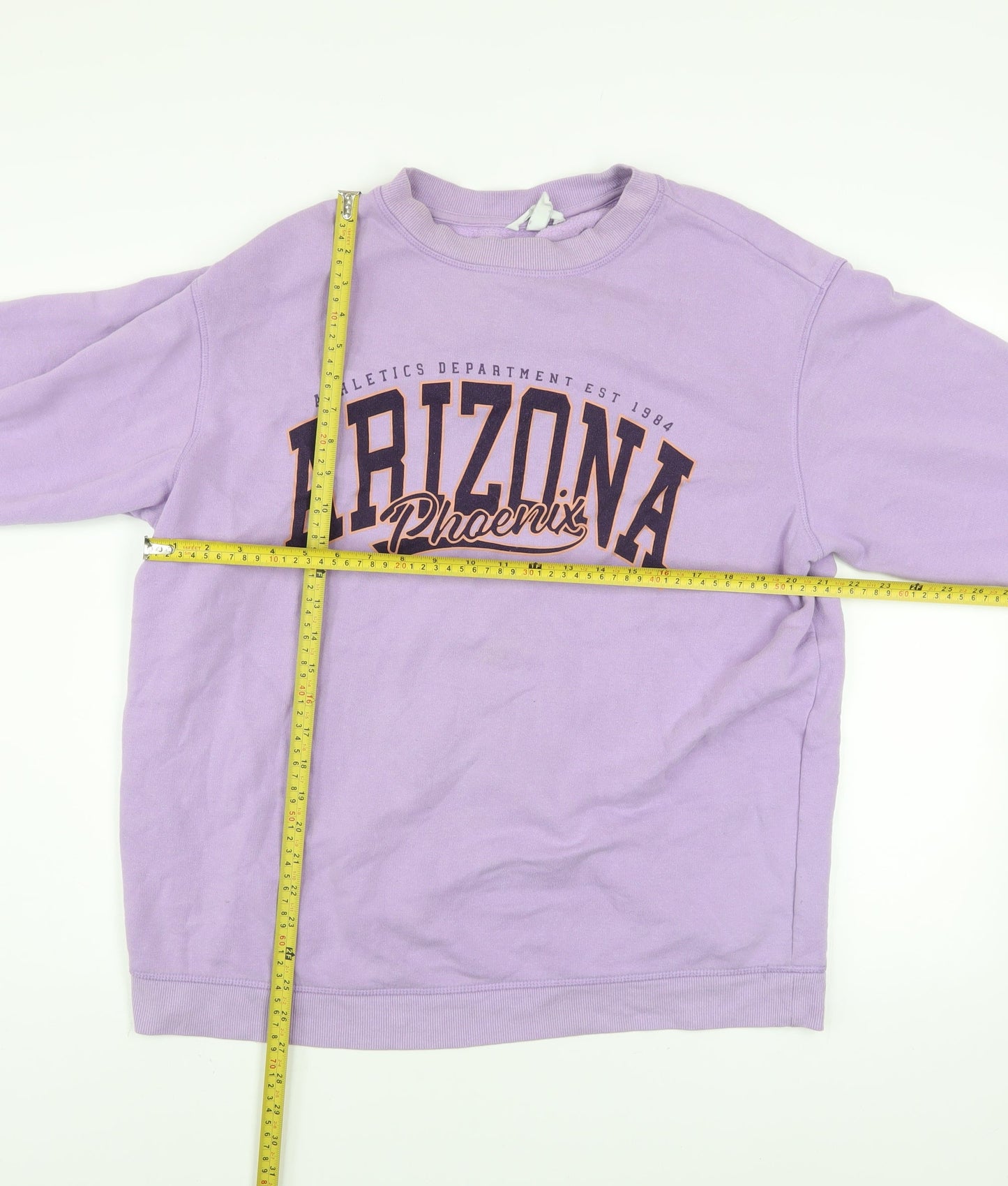 H&M Women’s Lilac Arizona Graphic Sweatshirt Size 14 Cotton Blend
