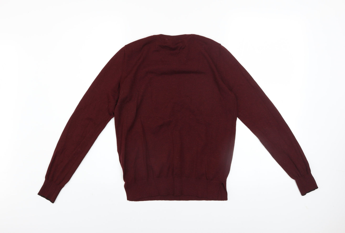 Warehouse Womens Red Size 10 Crew Neck Knit Pullover Jumper