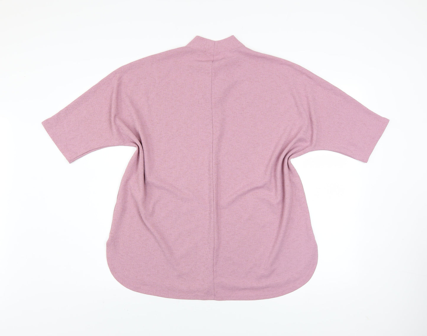 Gallery Women Pink Knit Kimono Sleeve Blouse UK Large