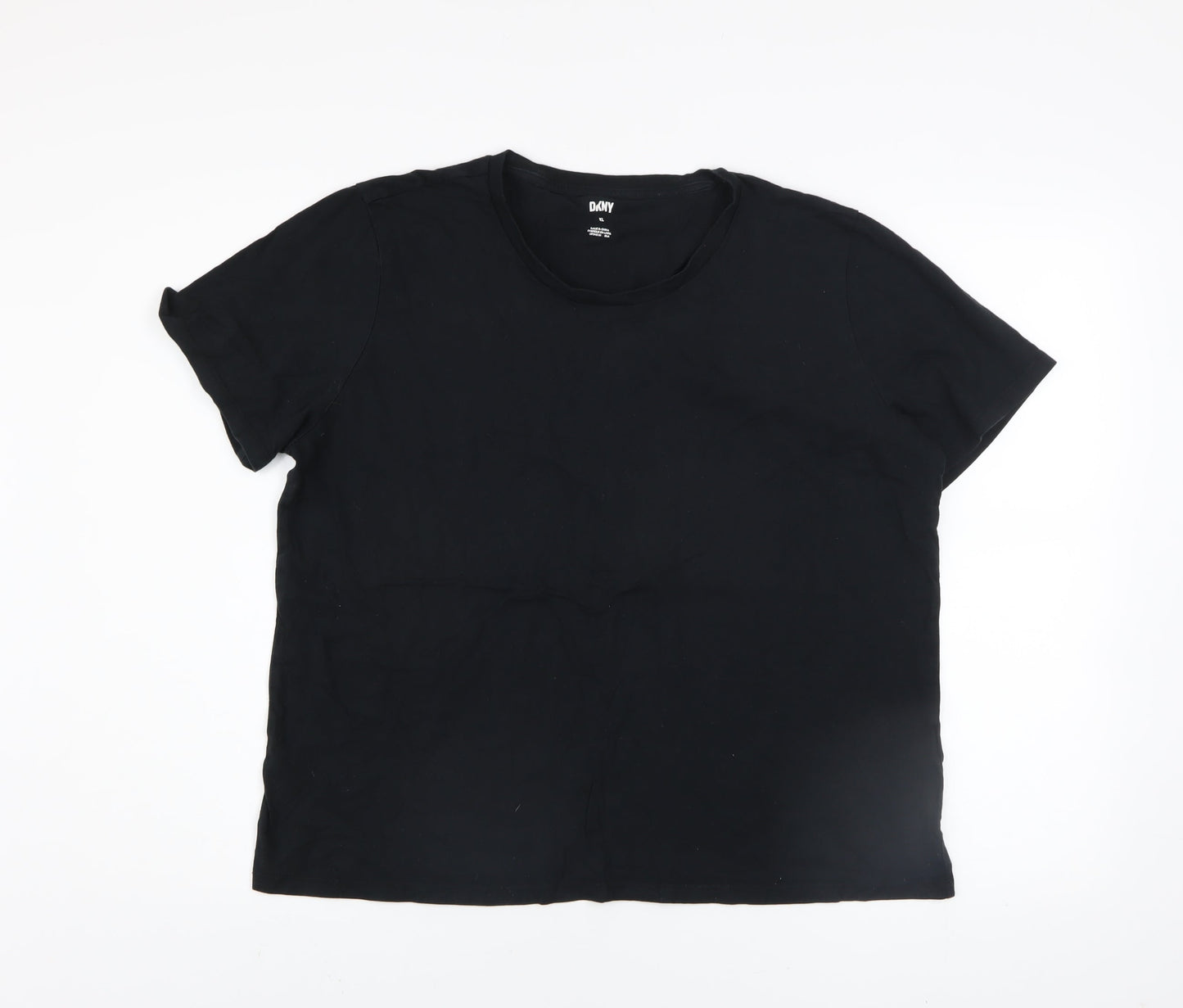 DKNY Men’s Black XL Crew Neck Cotton T-Shirt