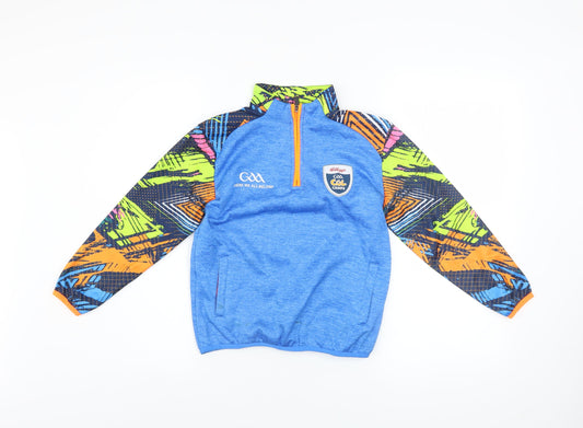 Azzurri Boys Blue 2 Years 1/4 Zip Sports Sweatshirt GAA Cool Camps