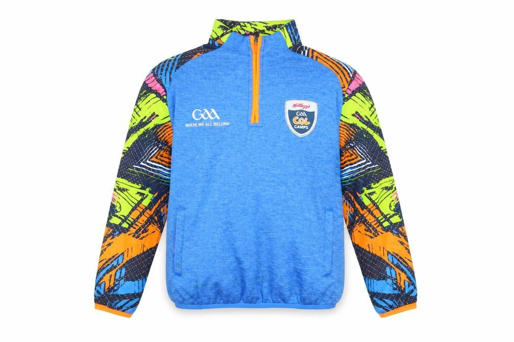 Azzurri Boys Blue 2 Years 1/4 Zip Sports Sweatshirt GAA Cool Camps