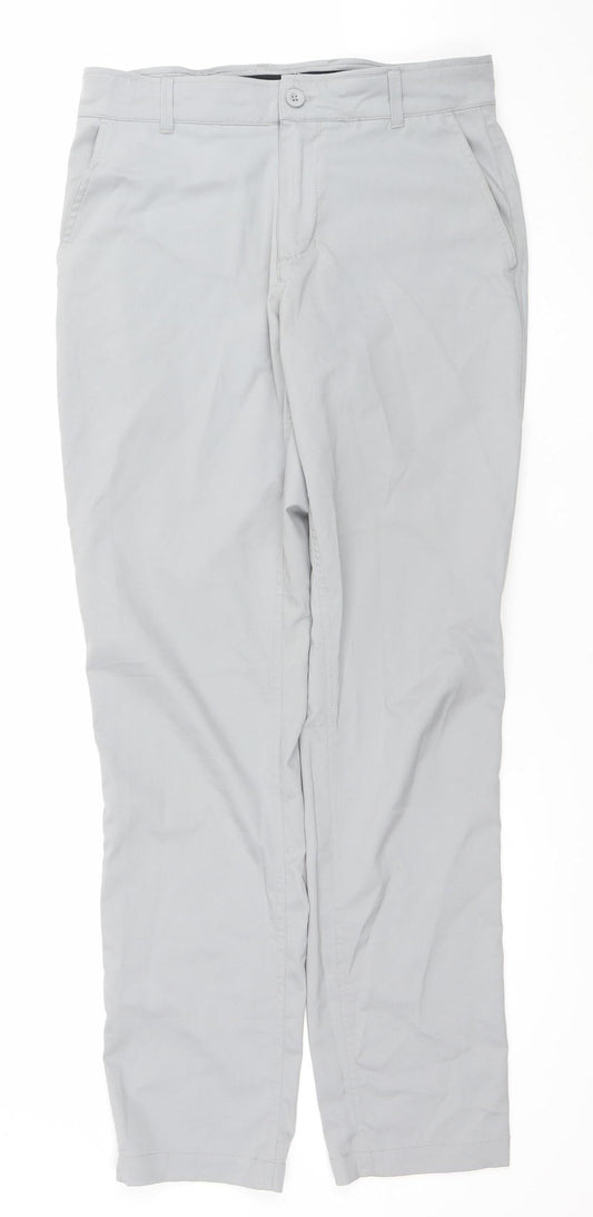 Decathlon Men’s Grey Chino Trousers Size M Regular Fit