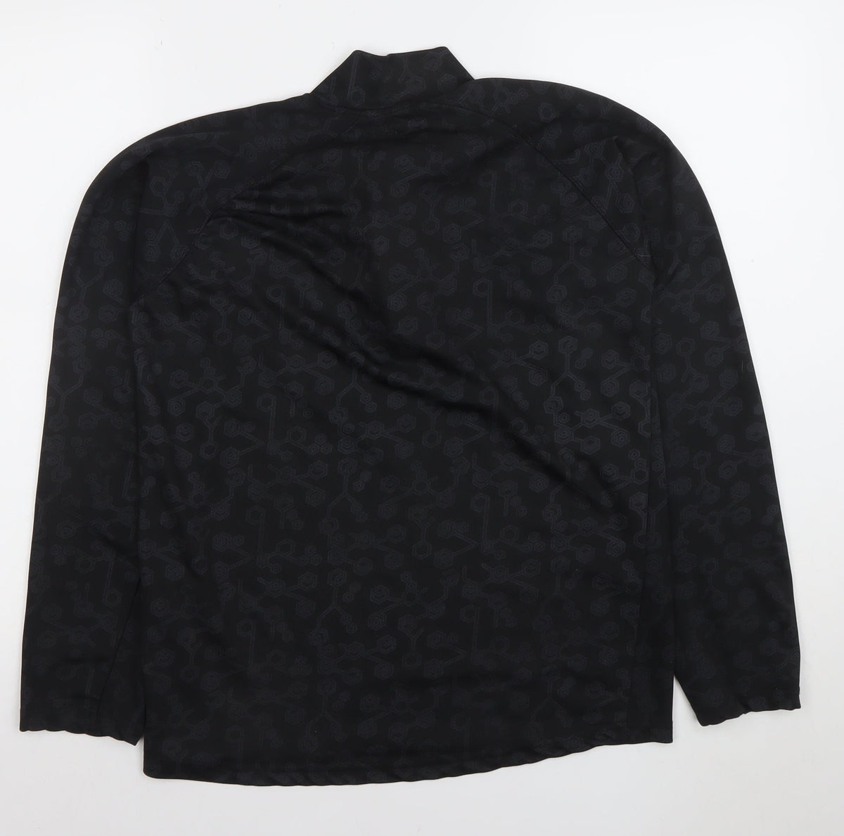 TOG24 Womens Black Arctic 1/4 Zip Long Sleeve Activewear Top Size M
