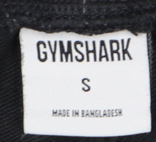 Gymshark Women Black Jogger Trousers S Elastic Waist Comfy Fit