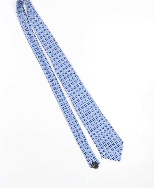Van Heusen Men's Blue Geometric Silk Tie