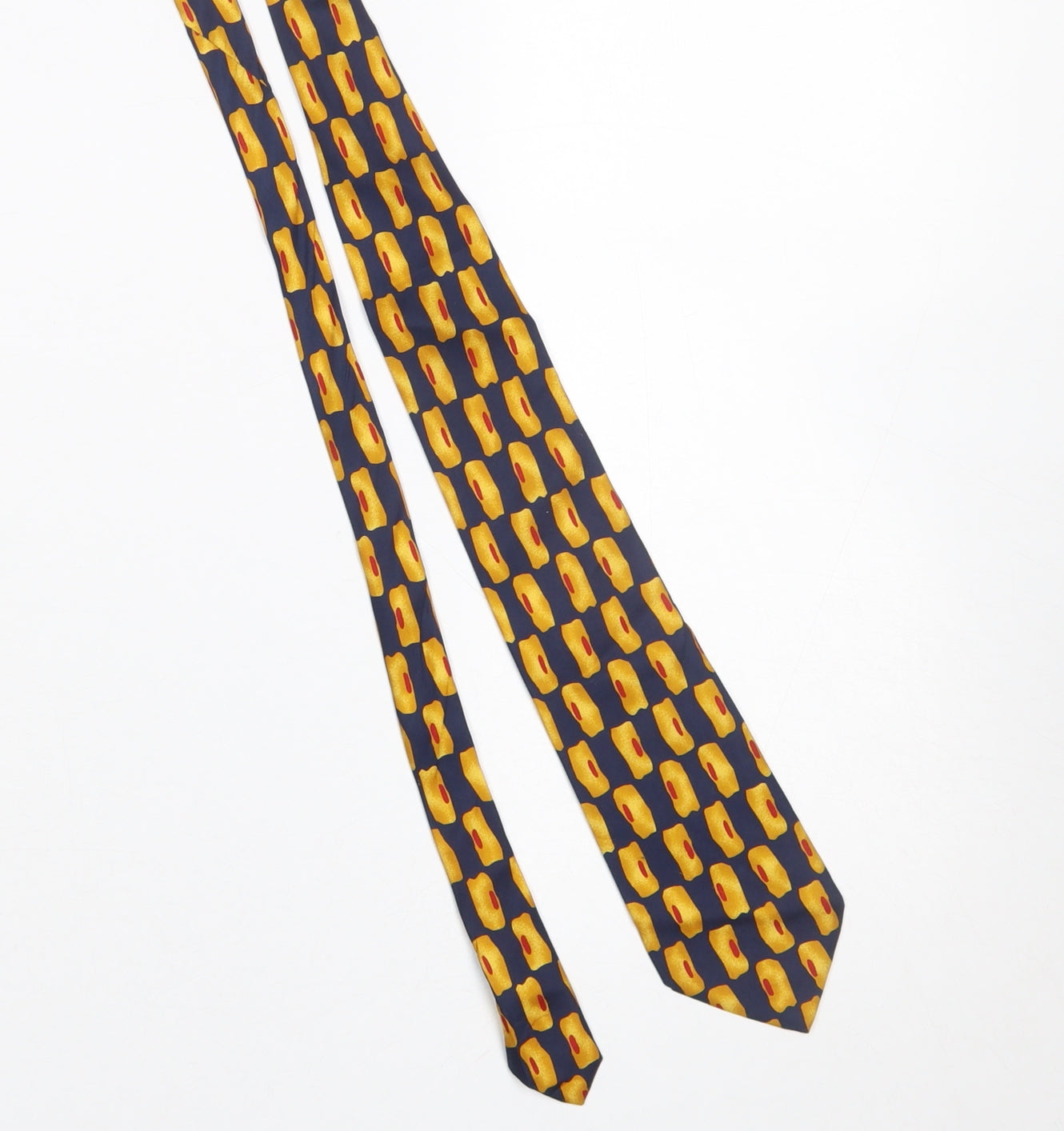 Toni Valente Men's Multicoloured Abstract Silk Tie
