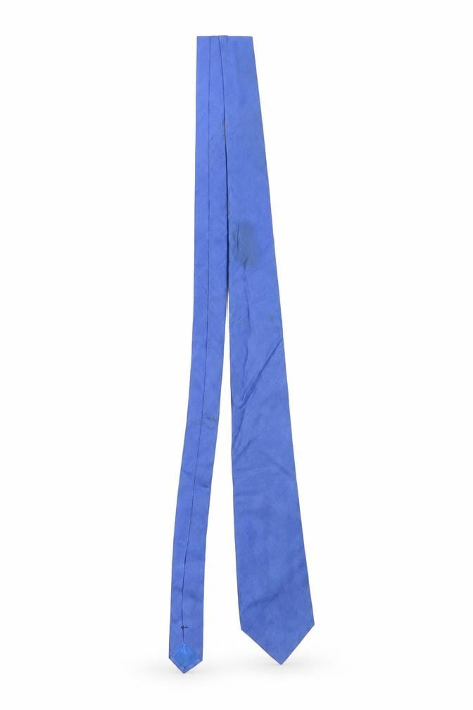 La Scala for Tie Rack Blue Silk Pointed Men's Tie
