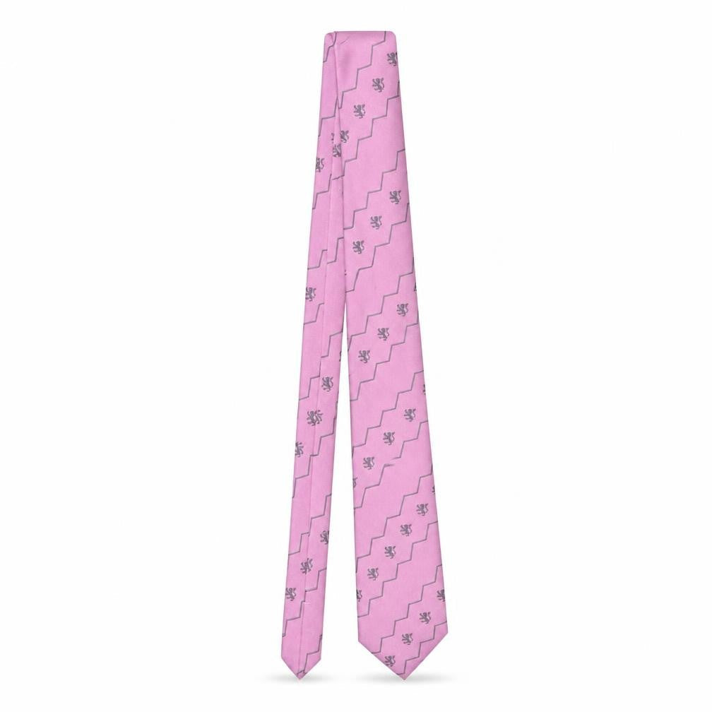 Toye Kenning & Spencer Men's Pink Silk Blend Patterned Tie