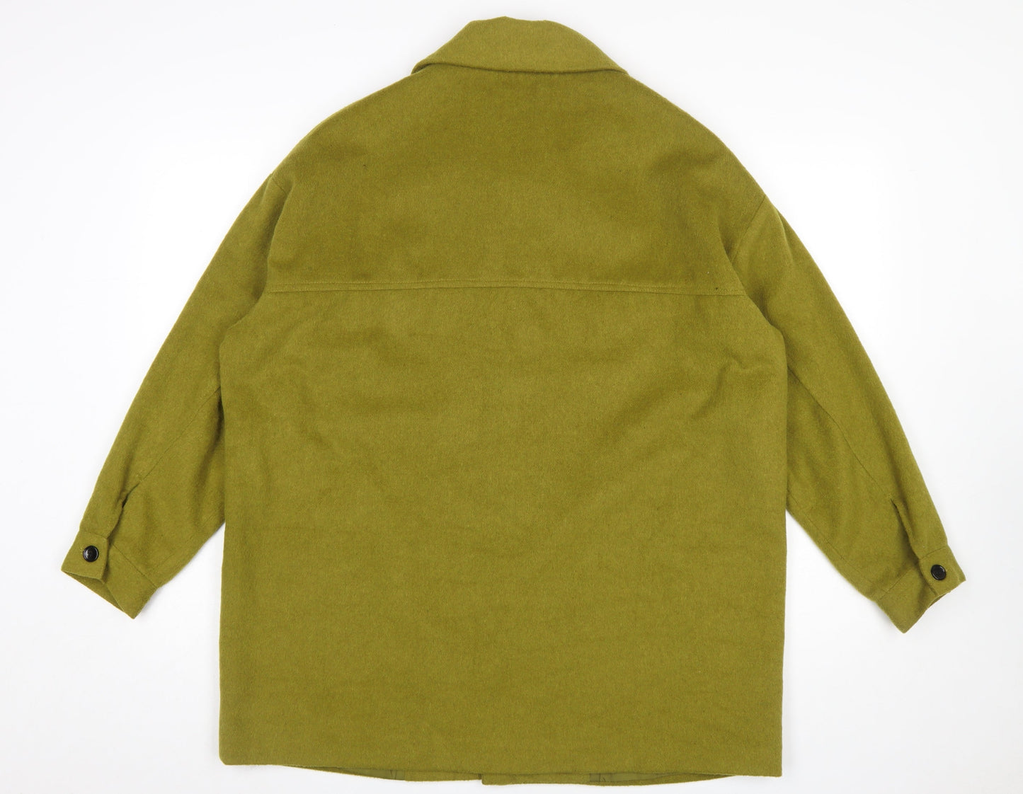 Reclaimed Vintage Men’s Green Wool Blend Button Jacket Size S