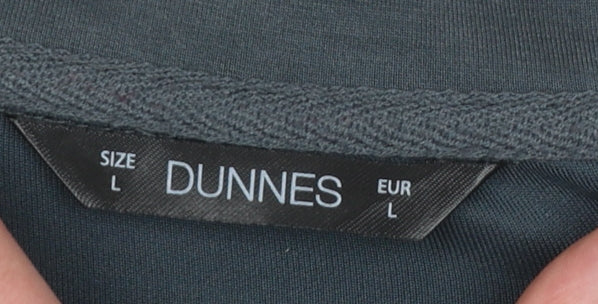 Dunnes Women’s Charcoal 1/2 Zip High Neck Pullover Sweatshirt Size L