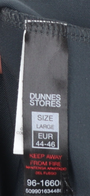 Dunnes Women’s Charcoal 1/2 Zip High Neck Pullover Sweatshirt Size L