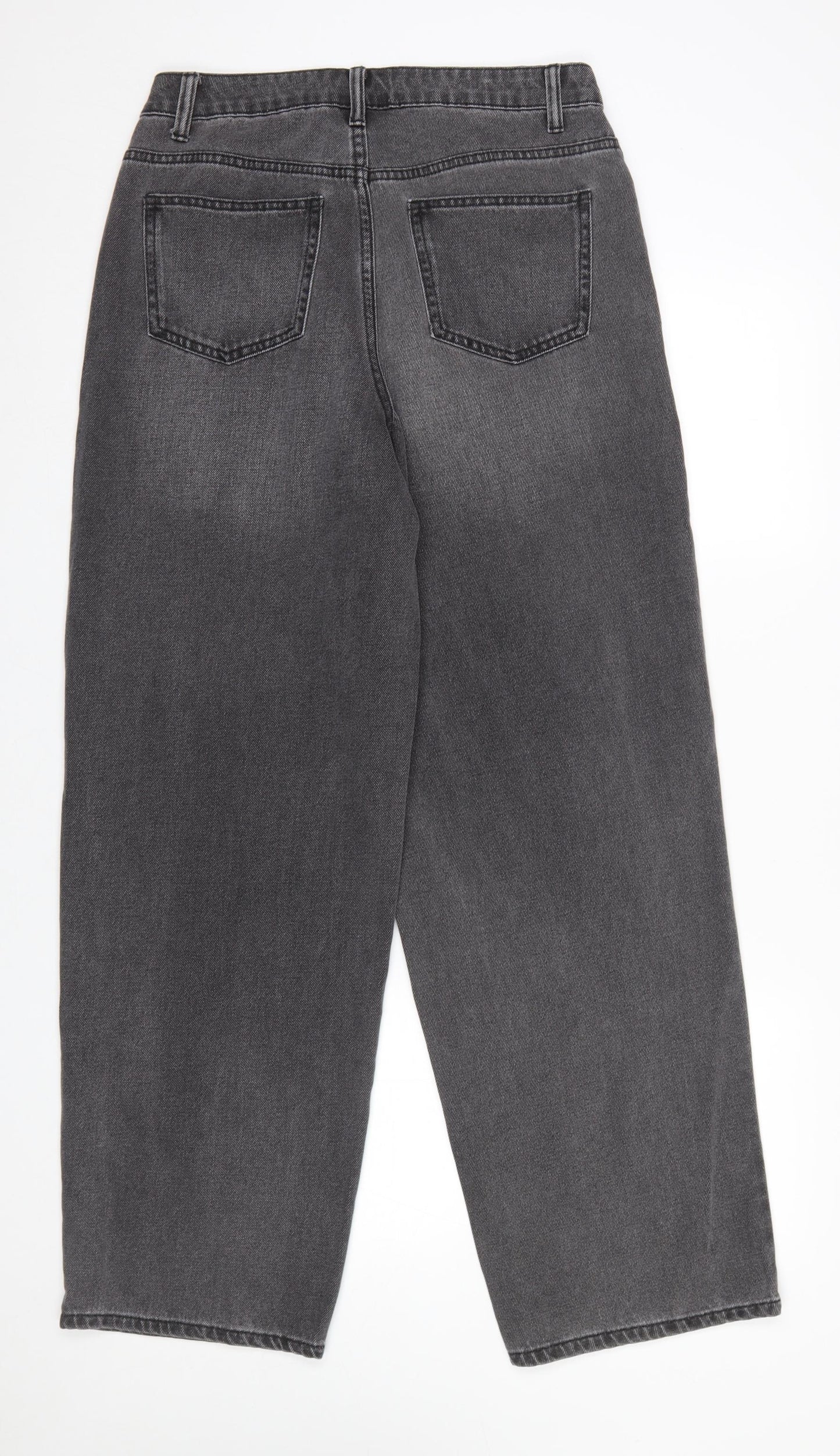 Miss S Women’s Grey Straight Denim Jeans UK 10 28W 32L