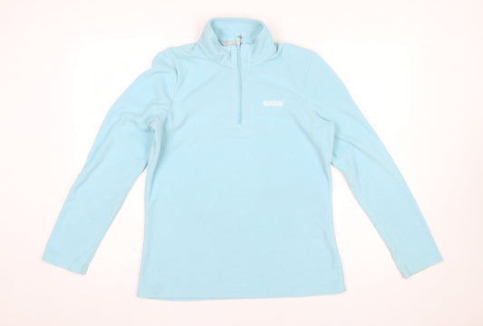 Regatta Women’s Blue Fleece 1/2 Zip Pullover Sweatshirt UK 10