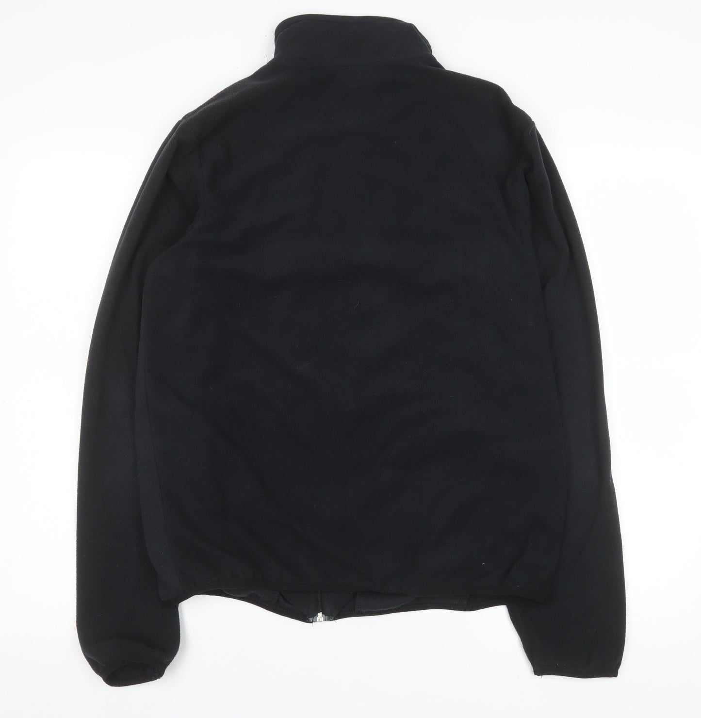 Kappa Men's Black Fleece Full Zip Jacket Medium Regular Fit