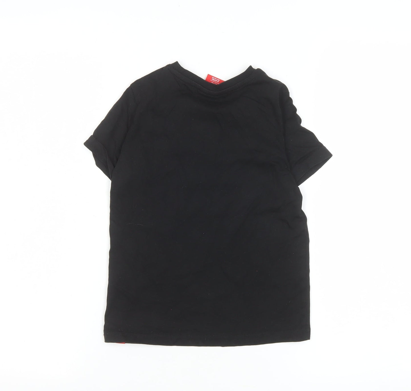 L.F.C. Boys Black 5-6 Years Logo Short Sleeve Cotton T-Shirt