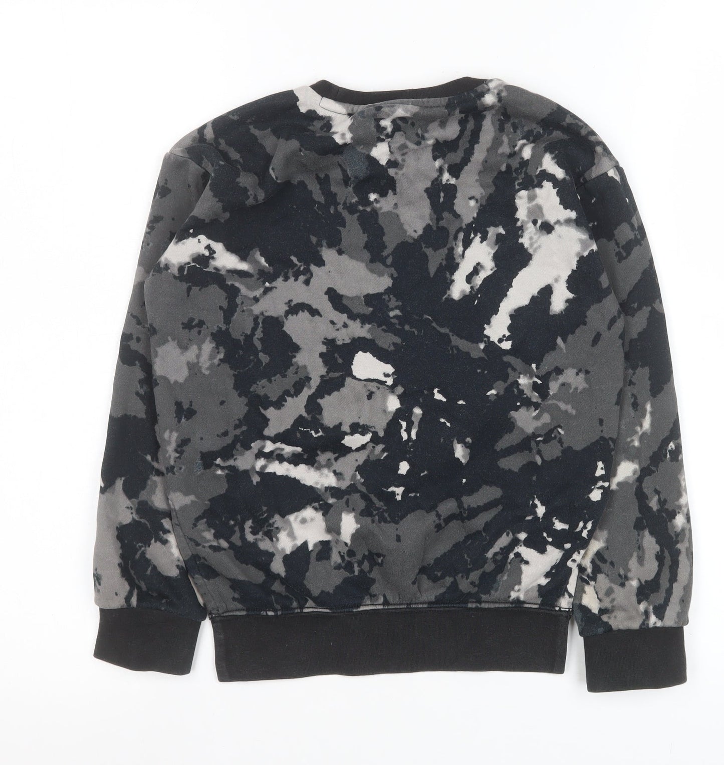 Adidas Girls Multicoloured Tie Dye Logo Pullover Sweatshirt 7-8 Years