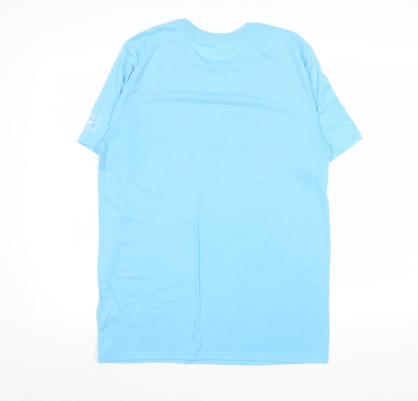 Nike Womens Blue Dri-Fit Athletic T-Shirt Medium Sports Top
