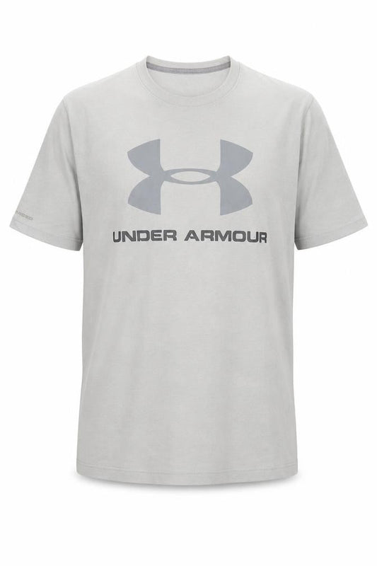Under Armour Men's Grey HeatGear Loose Fit Crew Neck T-Shirt Size M