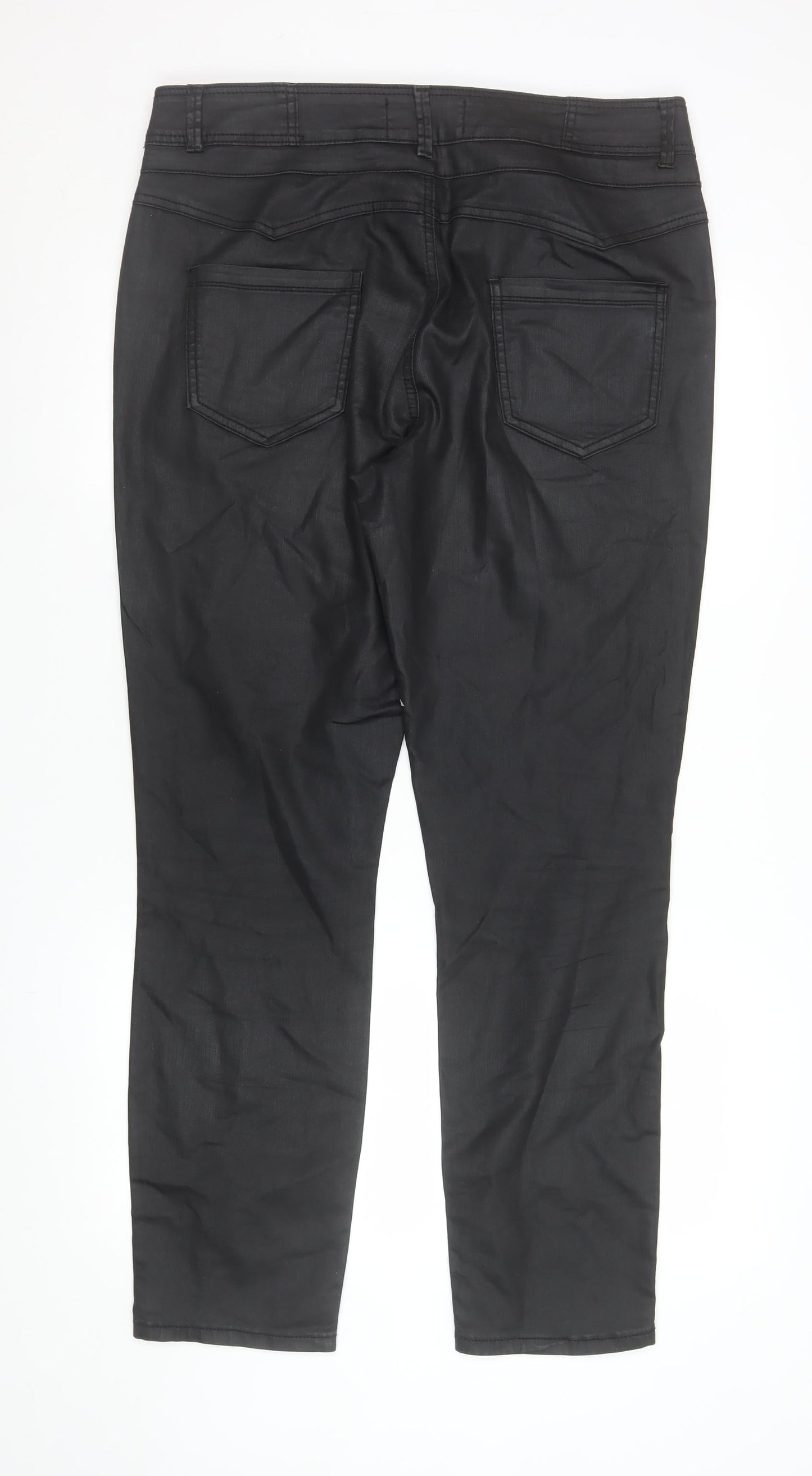 New Look Women Black Size 18 Stretch Jegging Trousers