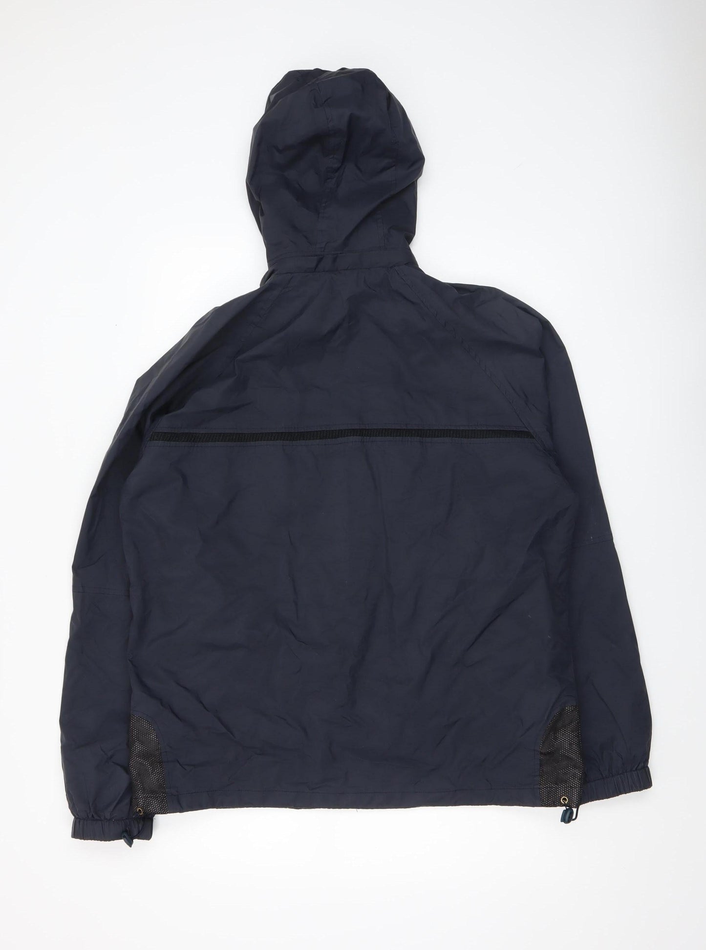 Kaierlai Mens Blue 2XL Windbreaker Hooded Jacket Water Resistant Outdoor