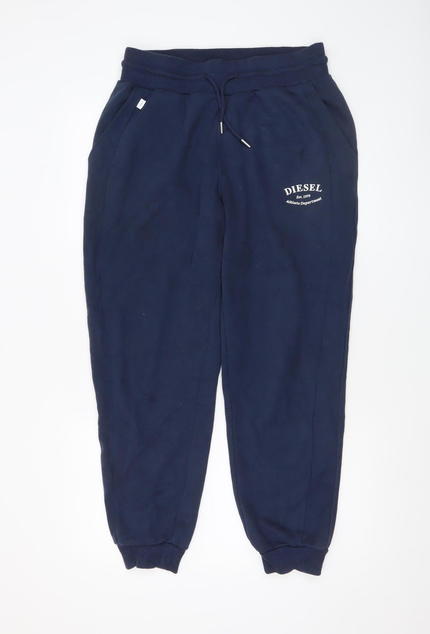 Diesel Men's Blue Jogger Sweatpants Size M Tapered Fit
