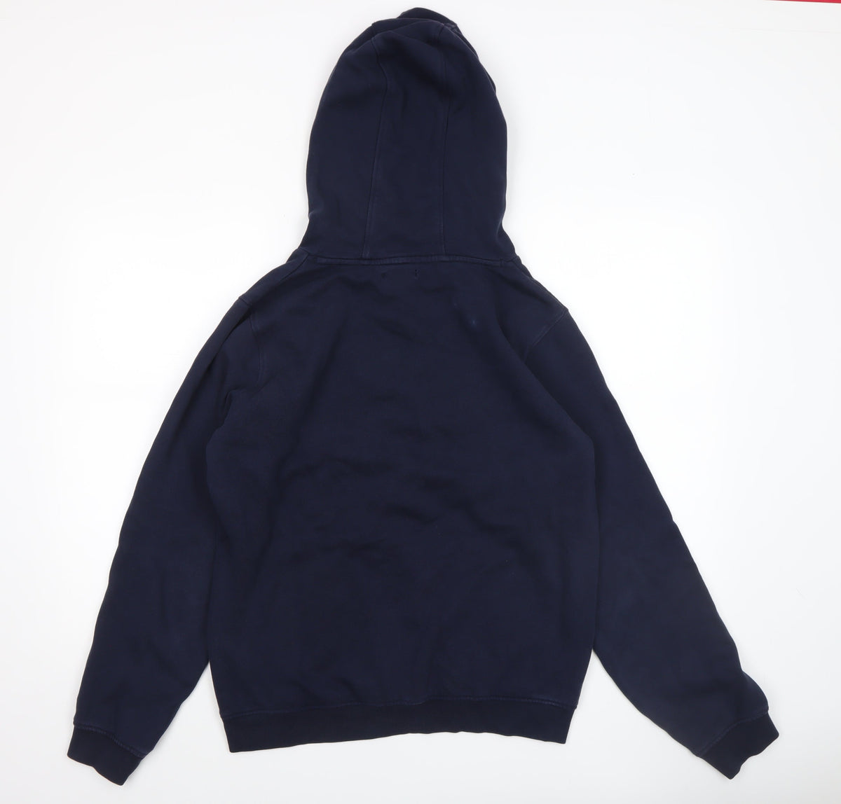 U.S. Polo Assn. Boys Blue Pullover Hoodie 15-16 Years Cotton Blend