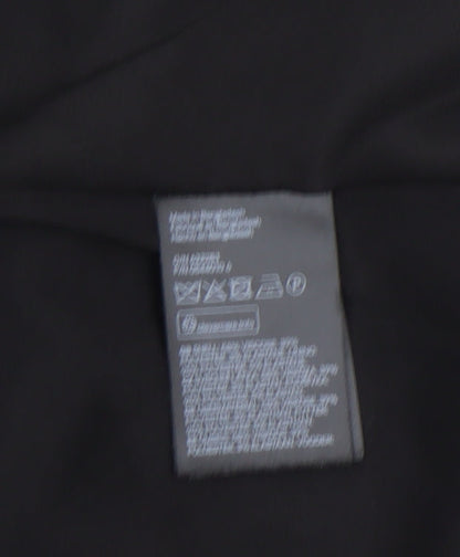 H&M Women Grey Check Blazer UK 16 Single-Breasted Work Jacket