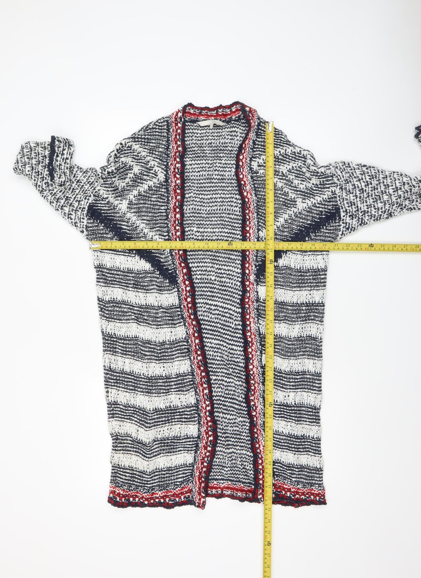 Clockhouse Women’s Multicoloured Striped Knit Cardigan Size L