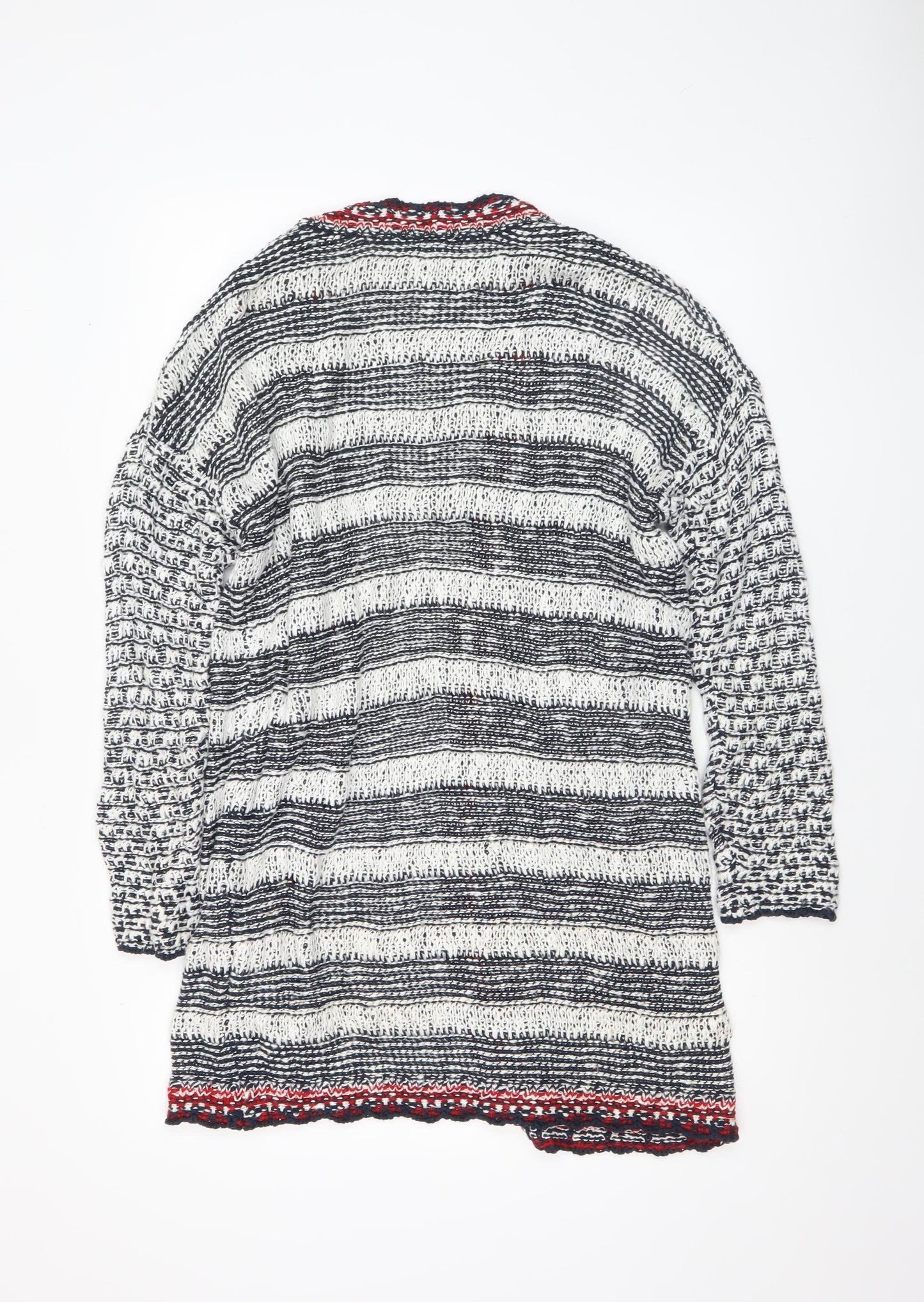 Clockhouse Women’s Multicoloured Striped Knit Cardigan Size L