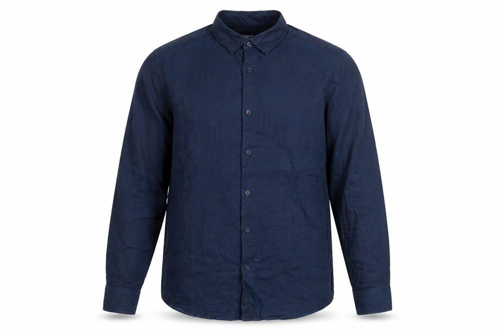 Dunnes Men’s Blue Regular Fit Long Sleeve Button-Up Shirt M